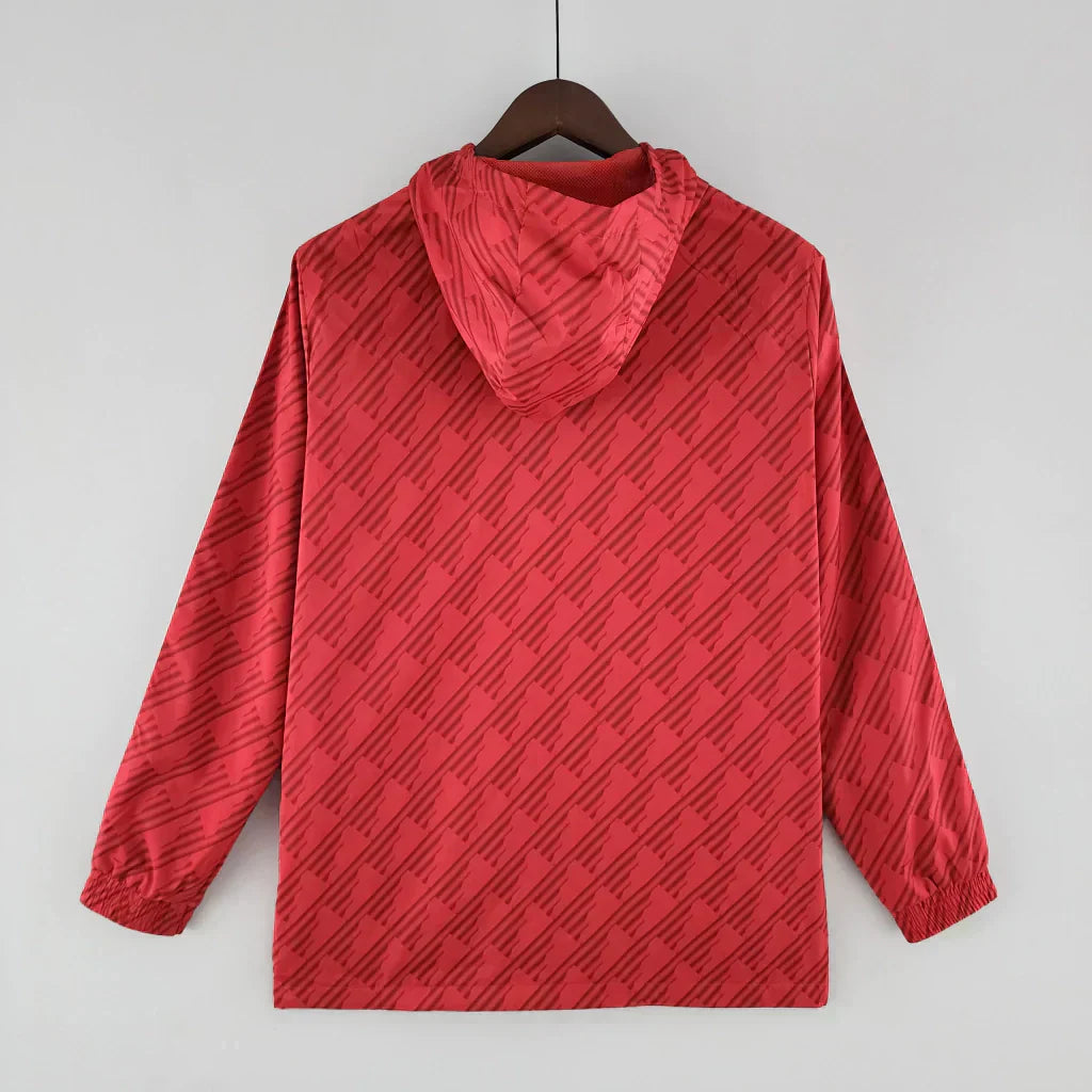 Corta-vento Internacional Adidas - Vermelho