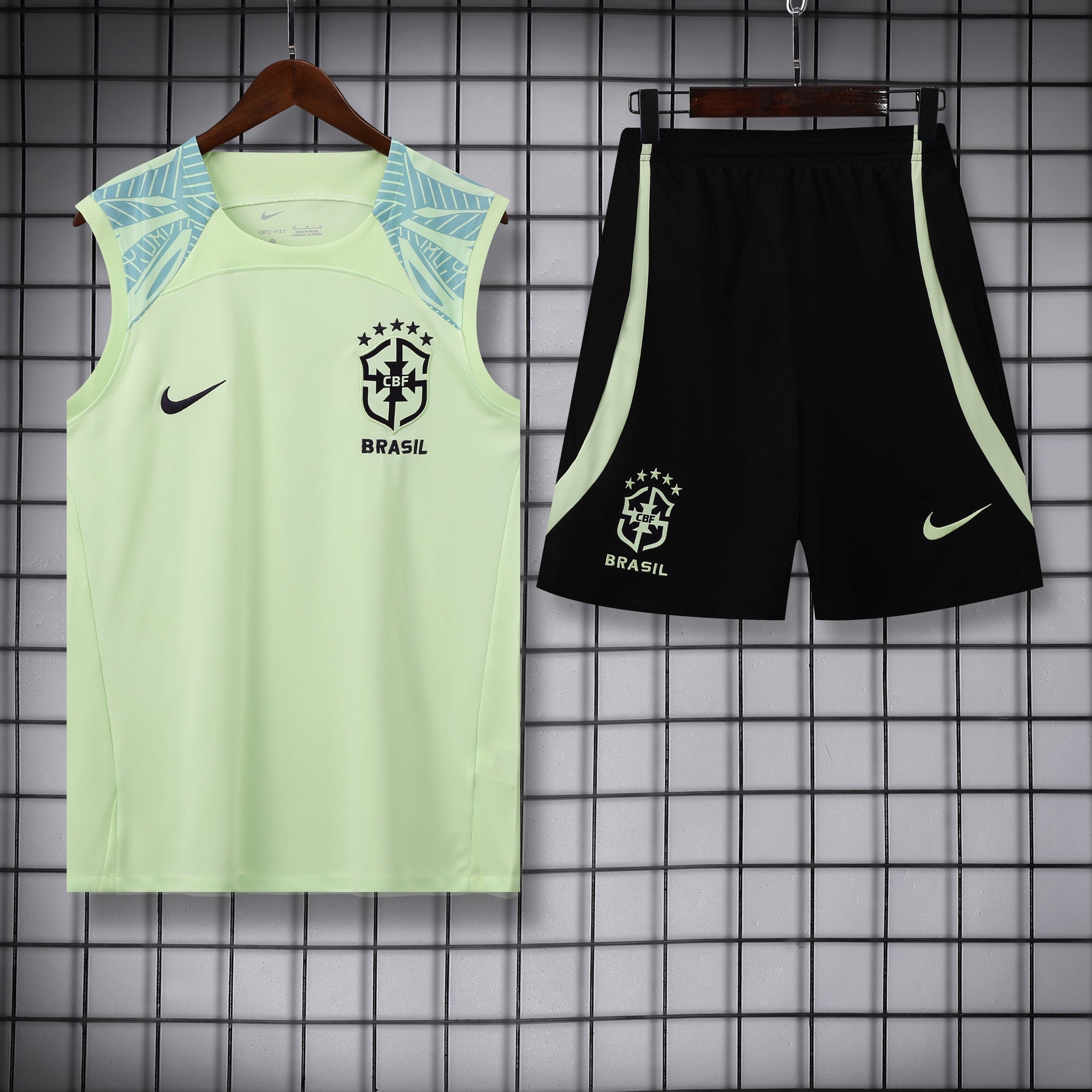 Kit Treino Brasil 22/23 Nike - Verde
