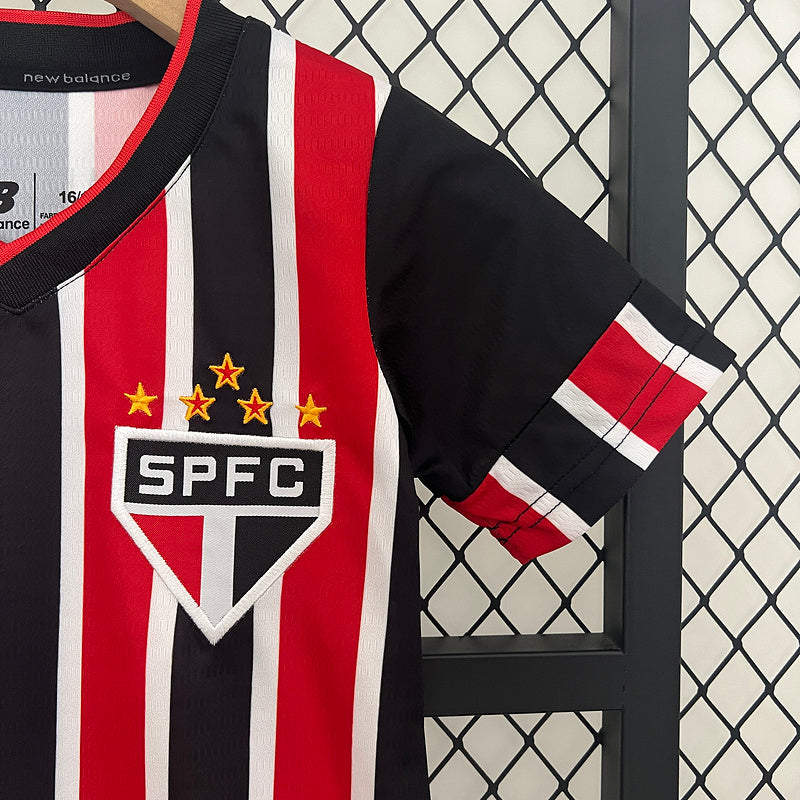 Conjunto Infantil São Paulo ll 2024/25 Tricolor - Modelo Torcedor