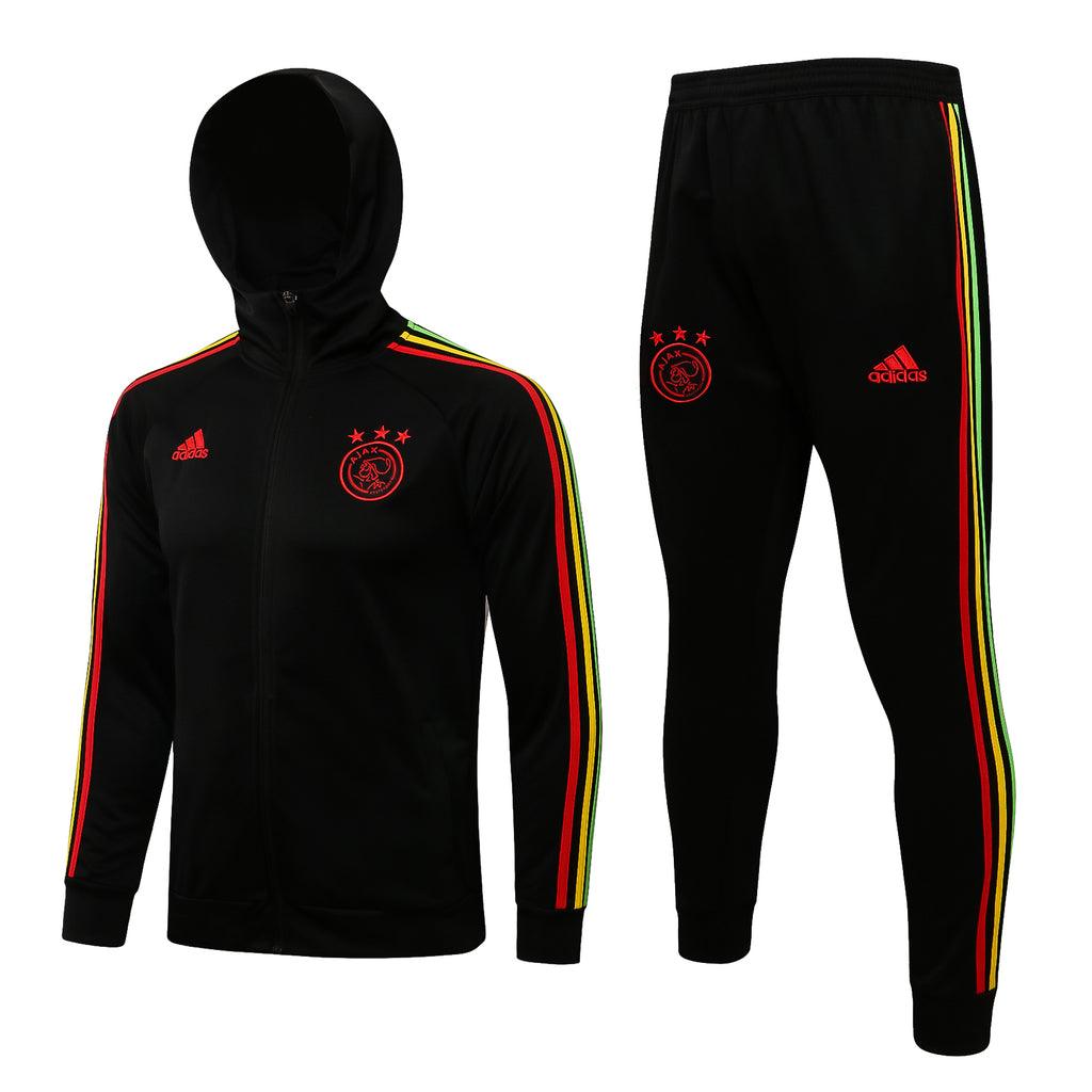 Conjunto Inverno Ajax Preta Adidas - Com Capuz