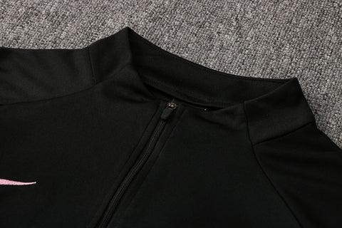 Conjunto Inverno PSG Preta e Rosa Nike - Com Ziper