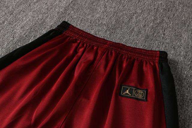 Conjunto Inverno PSG Preta e Vinho Jordan - Com Capuz