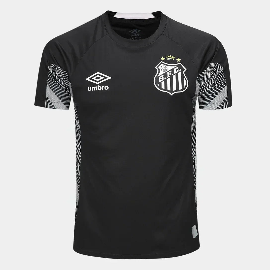 Camisa Santos 25/26 Goleiro Umbro Masculina - Preto
