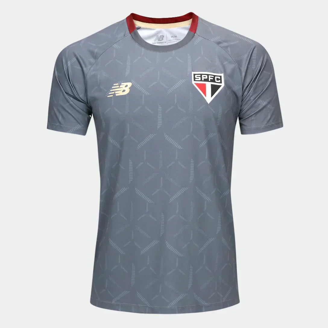 Camisa São Paulo 25/26 Treino New Balance Masculina - Cinza