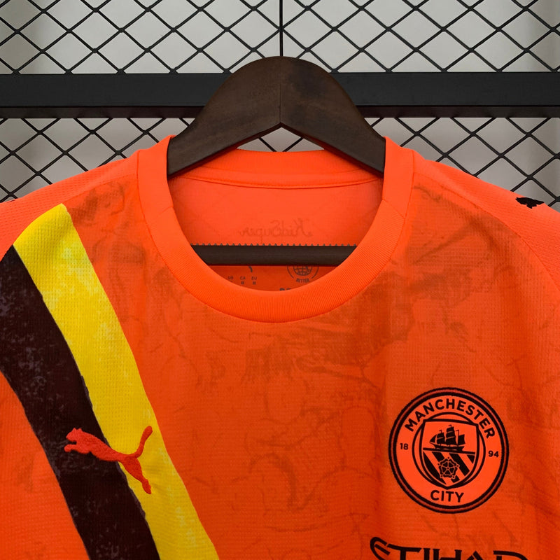 Camisa Manchester City 25/26 Third - Laranja