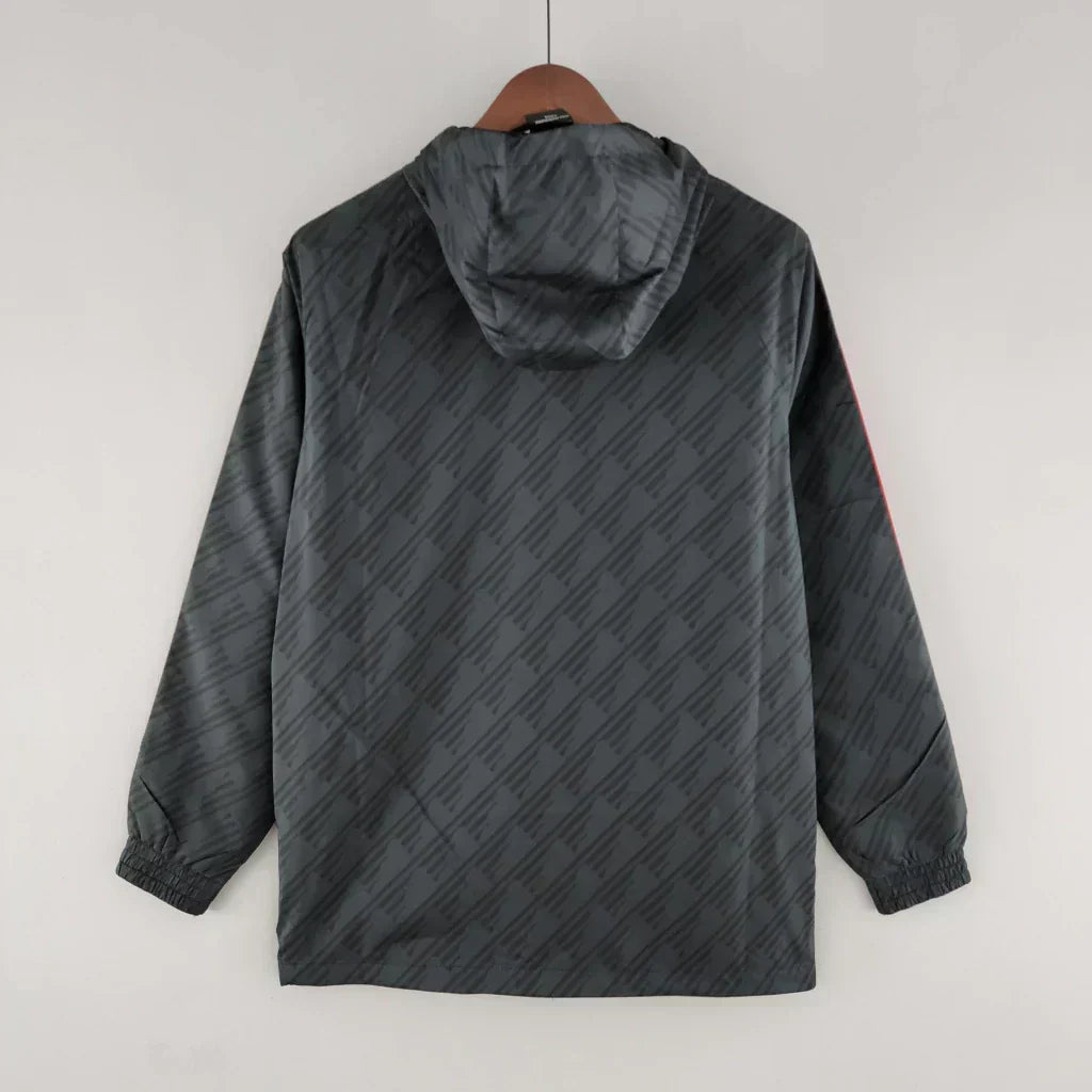 Corta-vento Flamengo Adidas - Preto