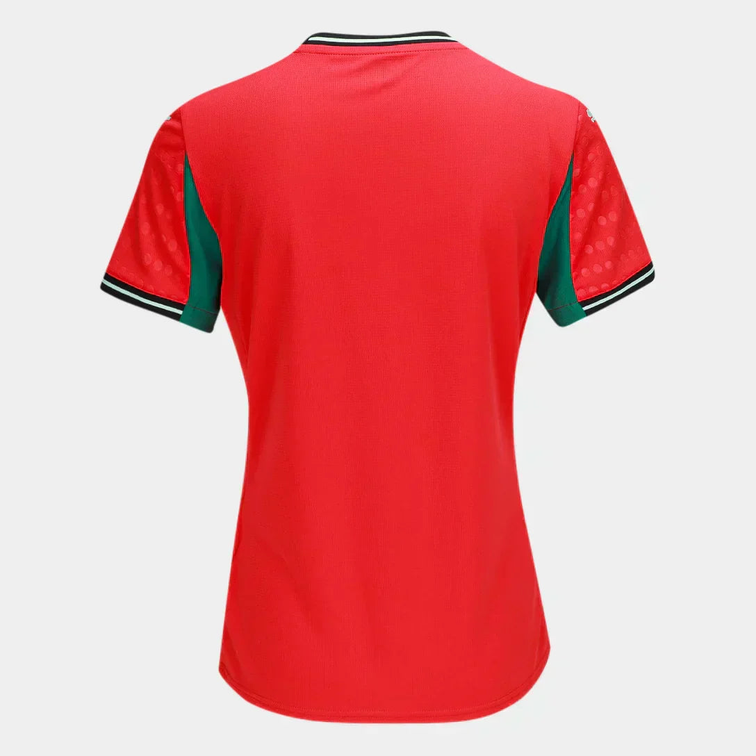 Camisa Seleção Portugal Home 25/26 s/n Torcedor Puma Feminina - Vermelho