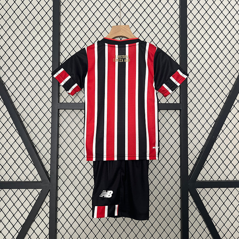 Conjunto Infantil São Paulo ll 2024/25 Tricolor - Modelo Torcedor