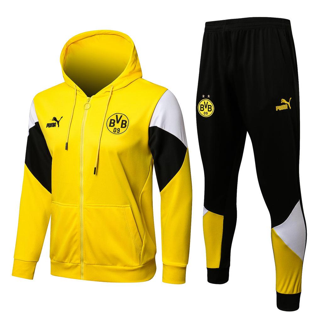 Conjunto Inverno Borussia Dortmund Amarela Puma - Com Capuz