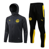 Conjunto Inverno Borussia Dortmund Cinza Puma - Com Capuz