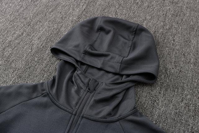 Conjunto Inverno Borussia Dortmund Cinza Puma - Com Capuz