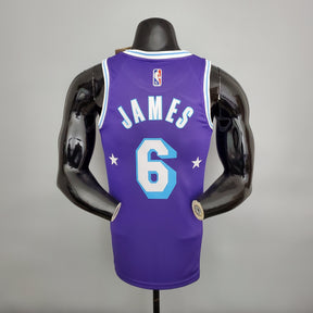 Camisa NBA Lakers #6 James City Edition Purple - 23/24